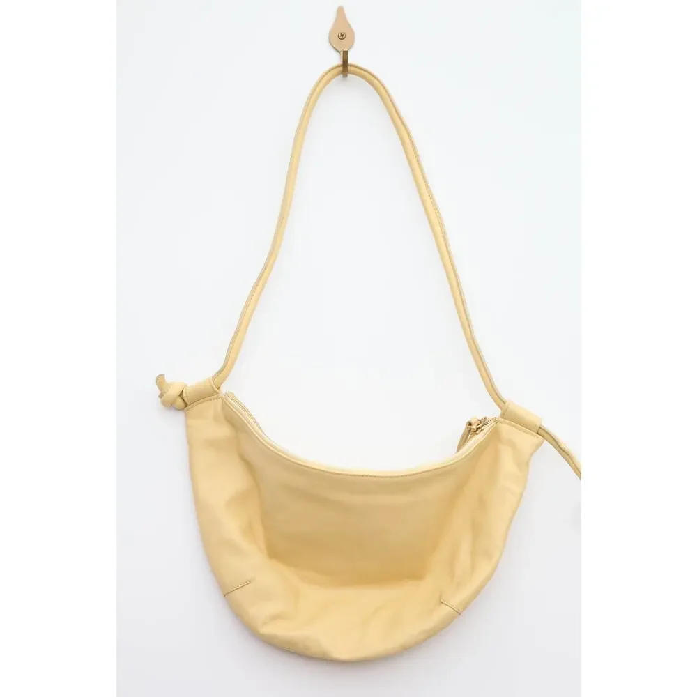 Freda Salvador Elodie Crescent Bag in Yellow